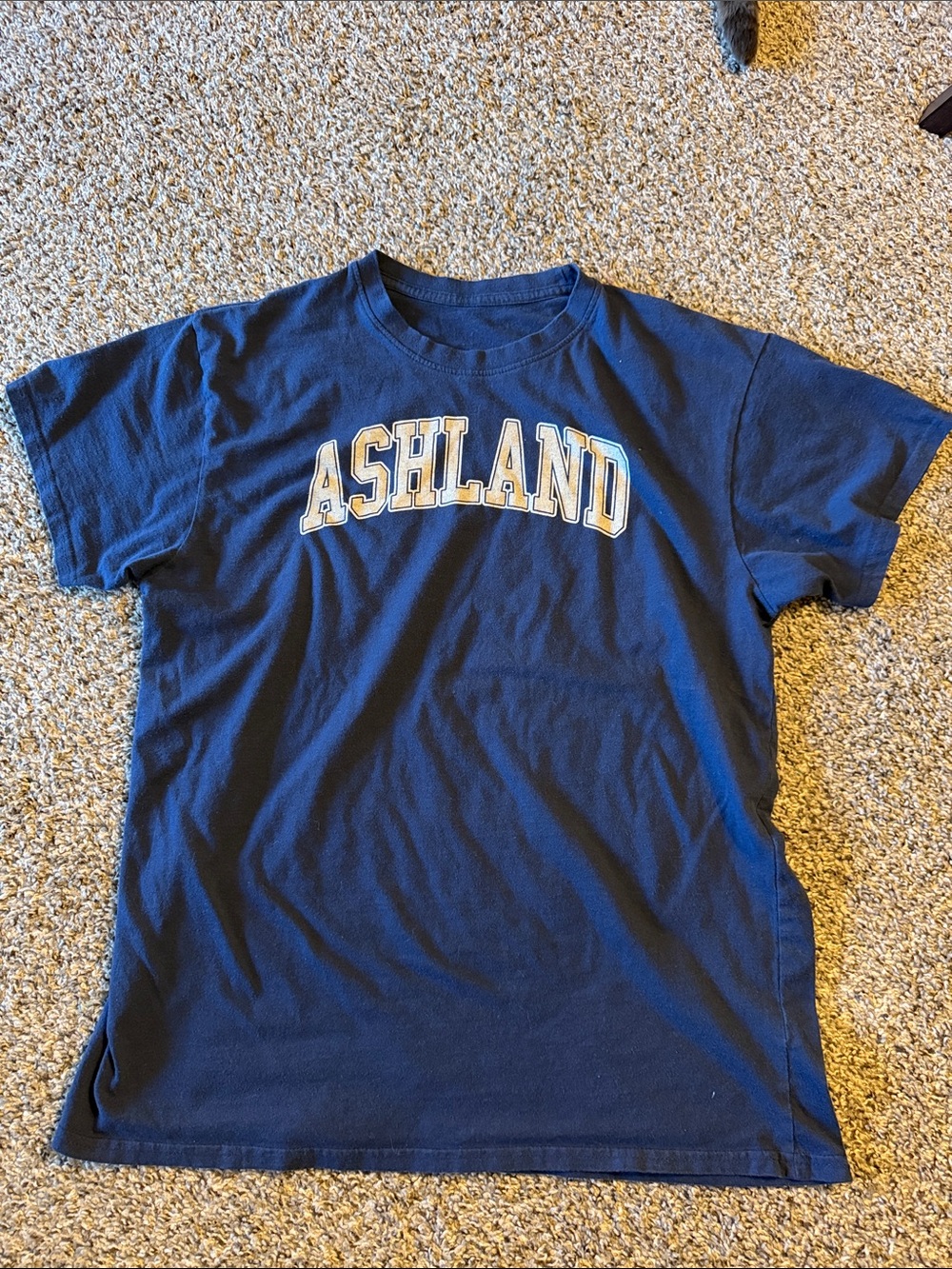 Y2K Ashland Navy Graphic Tee